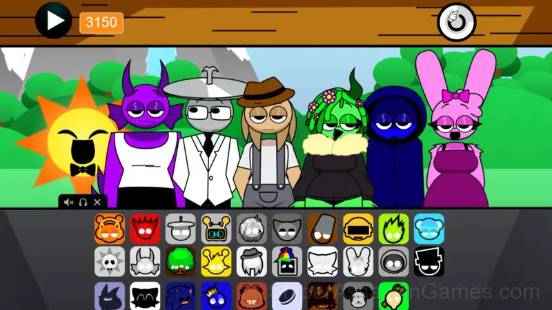 Sprunki Retake Human New gameplay screenshot 2