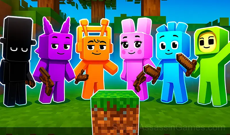 Play Sprunki Craft - Sandbox 3D