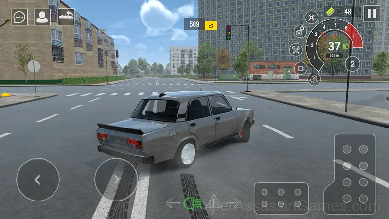 Shashki On Cars in Moscow gameplay screenshot 2