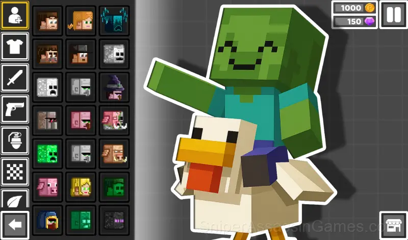 Play Cubecraft Sandbox: Ragdoll Playground