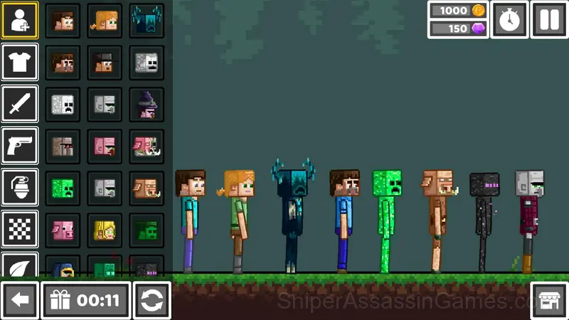 Cubecraft Sandbox: Ragdoll Playground gameplay screenshot 1