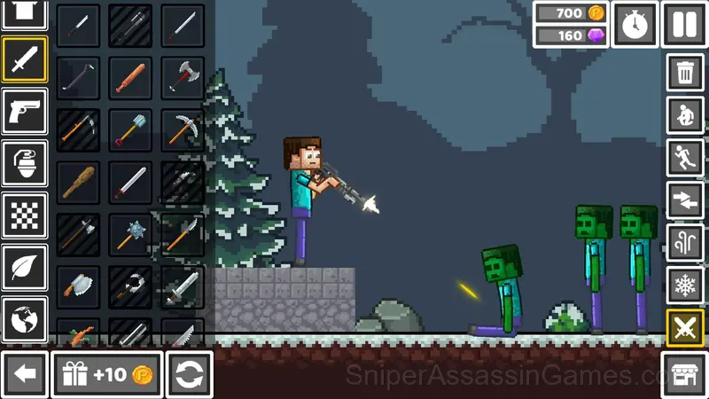 Cubecraft Sandbox: Ragdoll Playground gameplay screenshot 2