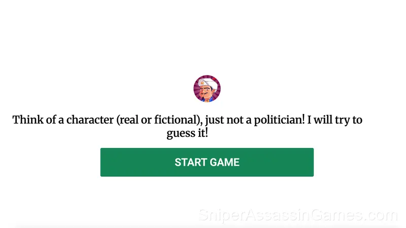 Akinator gameplay screenshot 1