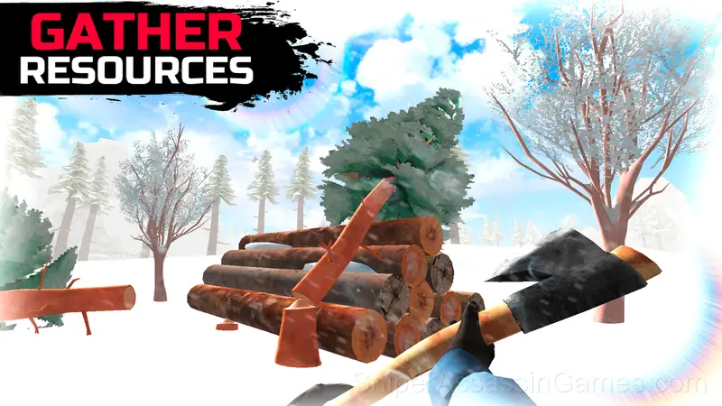 WinterCraft: Survival in the Forest gameplay screenshot 4