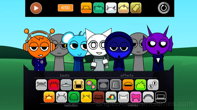 Sprunki Parodybox gameplay screenshot 1