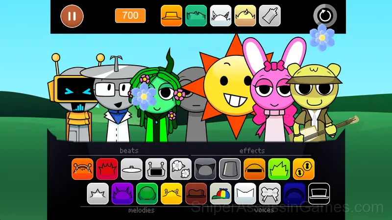 Sprunki Parodybox gameplay screenshot 2