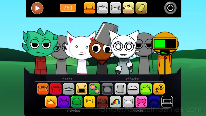 Sprunki Parodybox gameplay screenshot 3