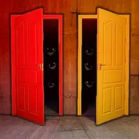 Red door, yellow door