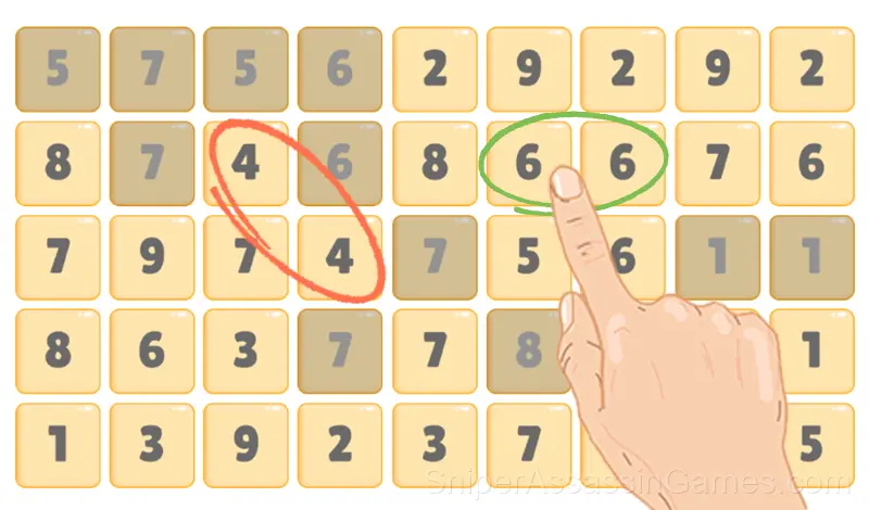 Play Connect the Numbers: Find tens and pairs