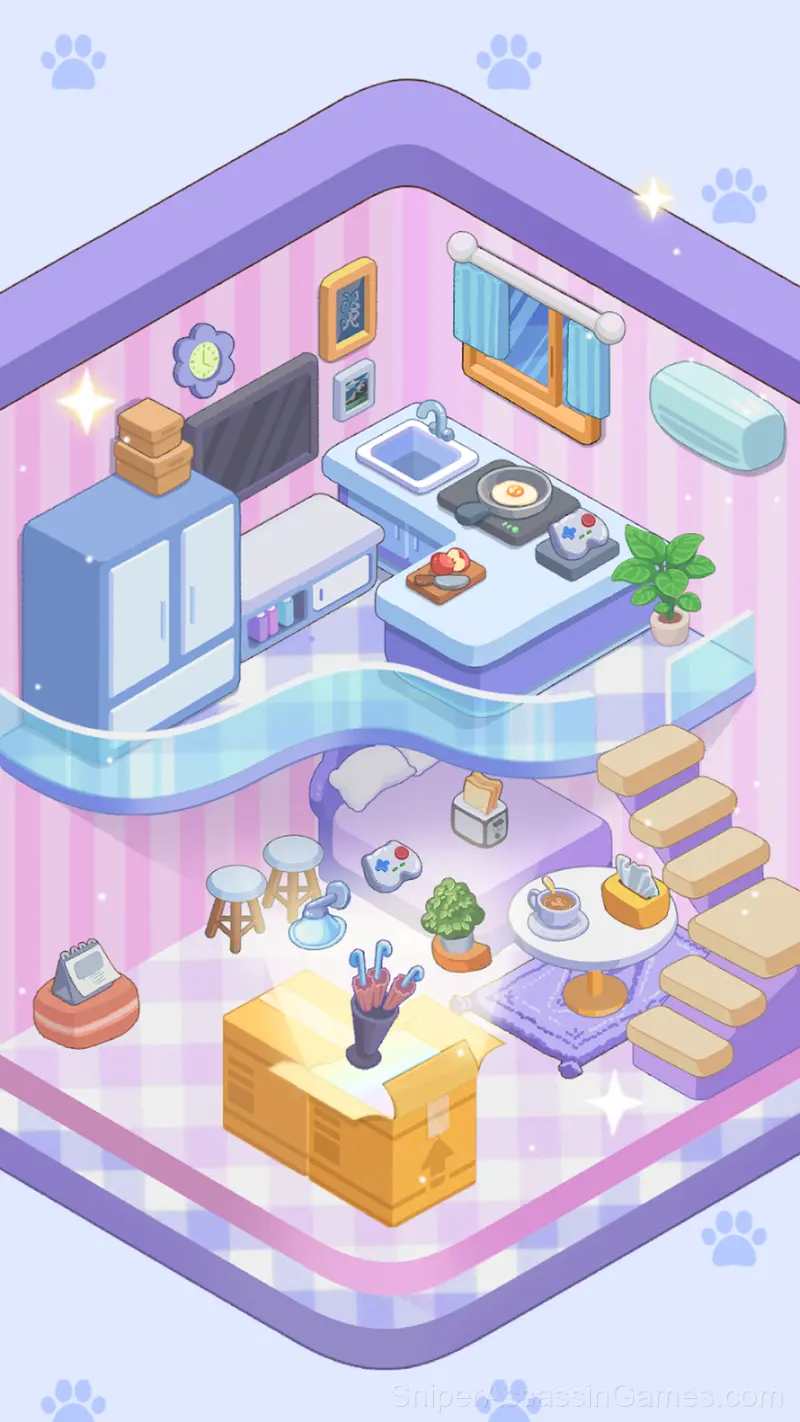 Dream room: arrangement of objects gameplay screenshot 2