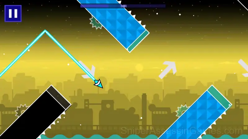 Geometry Dash Wave: Original gameplay screenshot 4