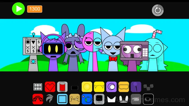 Sprunki But OCS gameplay screenshot 1
