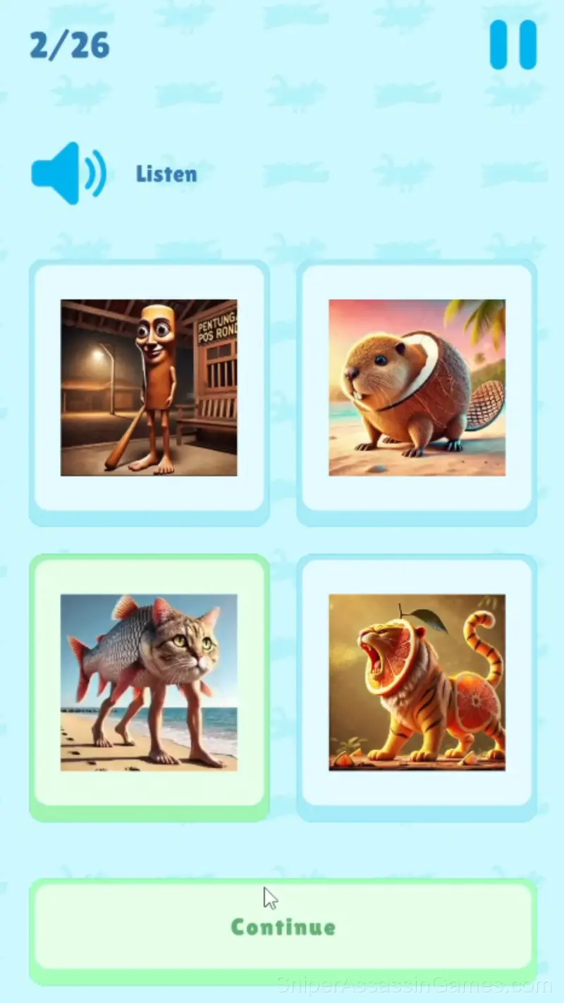 Italian Brainrot Quiz. Guess by the sound! gameplay screenshot 5