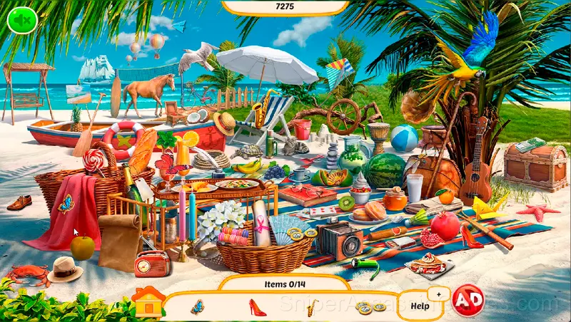 Hidden Objects: Caribbean Voyage gameplay screenshot 1