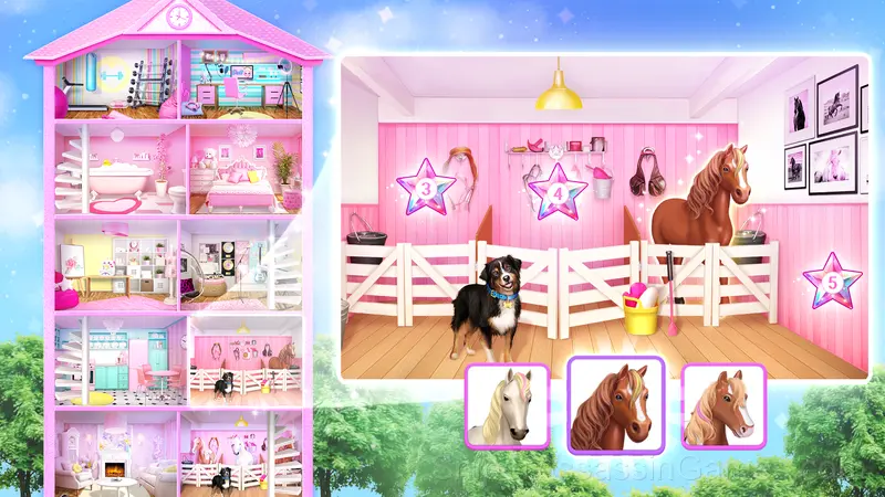 Doll Dress Up: Dream House gameplay screenshot 1