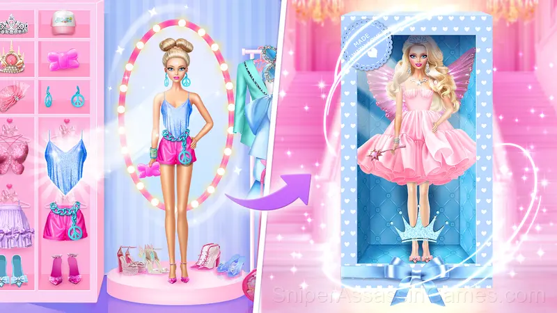 Doll Dress Up: Dream House gameplay screenshot 3