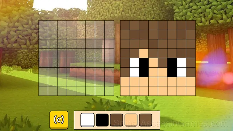 Draw the Mine YouTubers - Pixel Coloring Book gameplay screenshot 1