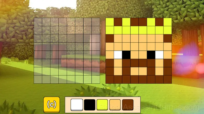 Draw the Mine YouTubers - Pixel Coloring Book gameplay screenshot 4