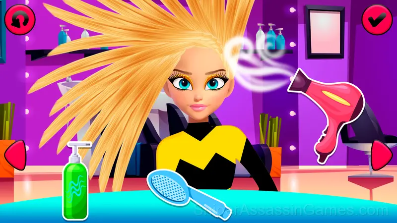 Ladybug Hair Salon gameplay screenshot 2