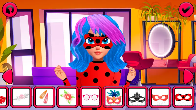 Ladybug Hair Salon gameplay screenshot 4