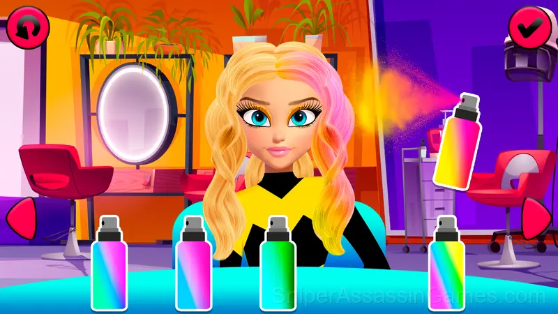 Ladybug Hair Salon gameplay screenshot 5