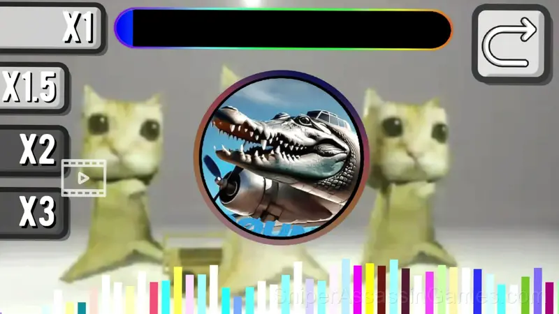 Meme and Music! Tralalero, Crocodilo, Sigma! gameplay screenshot 1
