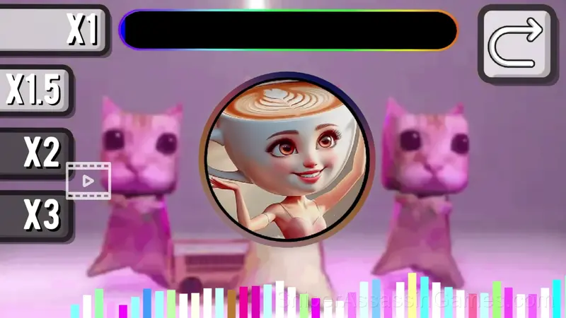 Meme and Music! Tralalero, Crocodilo, Sigma! gameplay screenshot 2