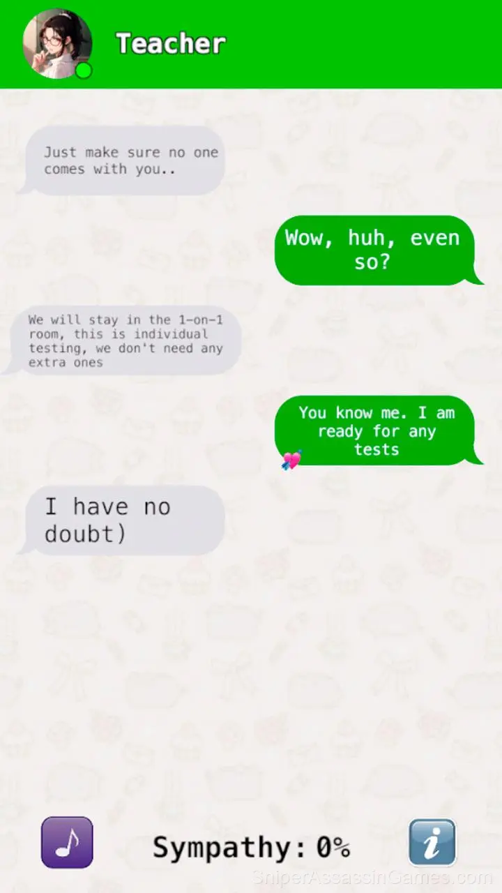 Chat with my Teacher gameplay screenshot 4