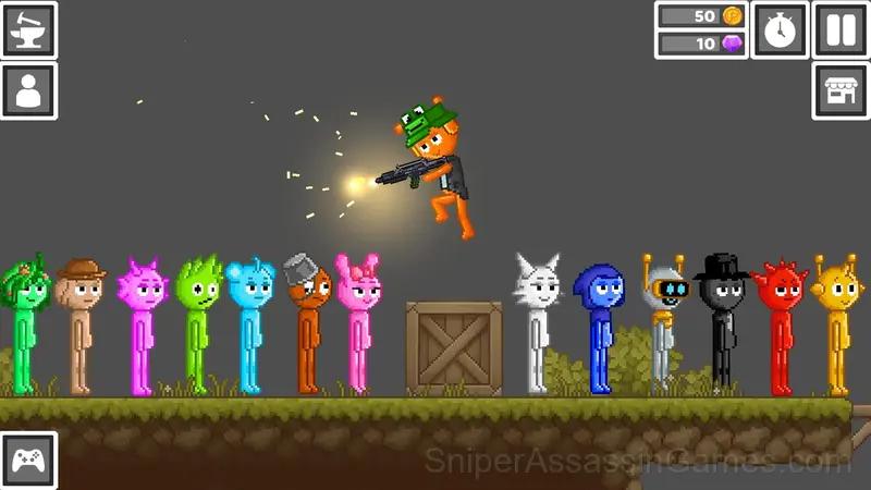 Sprunki Action Playground: Ragdoll Sandbox gameplay screenshot 3