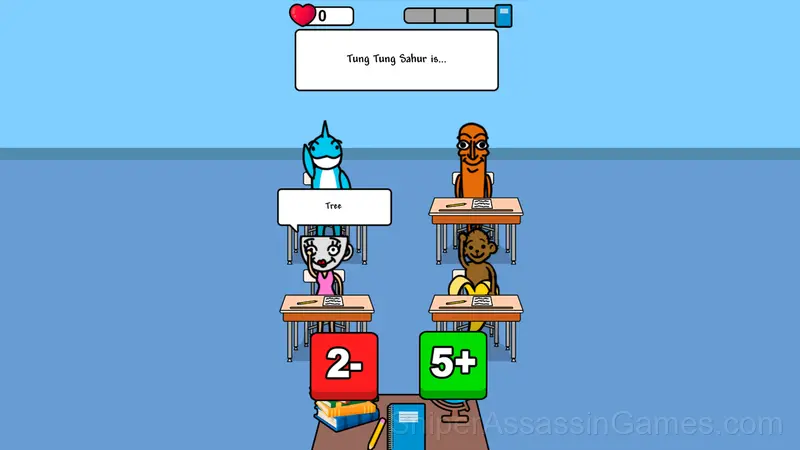 Italian Animals in School Study Simulator gameplay screenshot 1