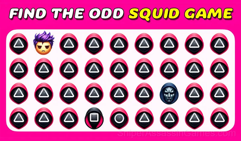 Play Find the odd Squid Game