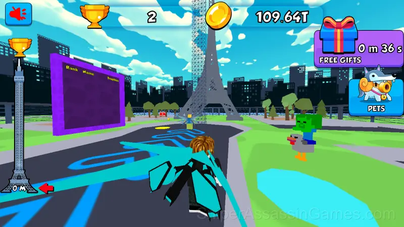 Obby: Climb and jump off the tower gameplay screenshot 1