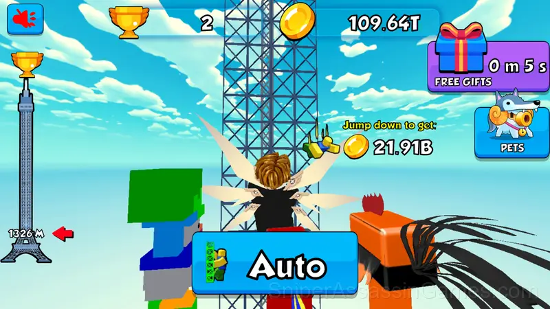 Obby: Climb and jump off the tower gameplay screenshot 2