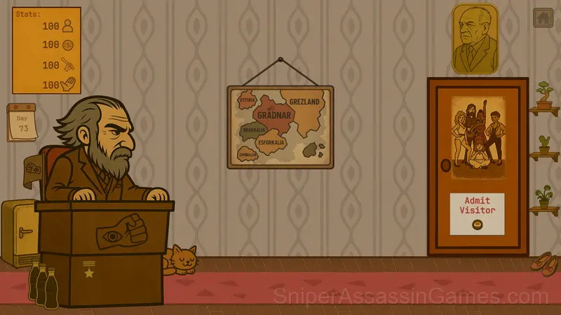 Dictator Simulator: 1984 gameplay screenshot 1