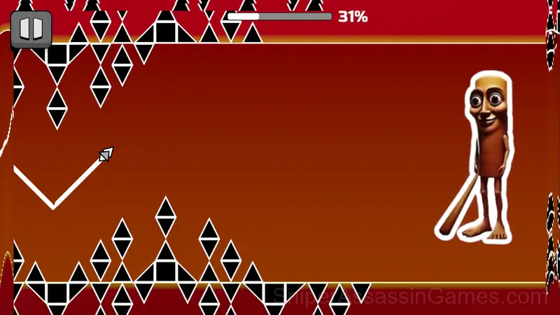 Geometry Wave: Battle with Italian Animals gameplay screenshot 1