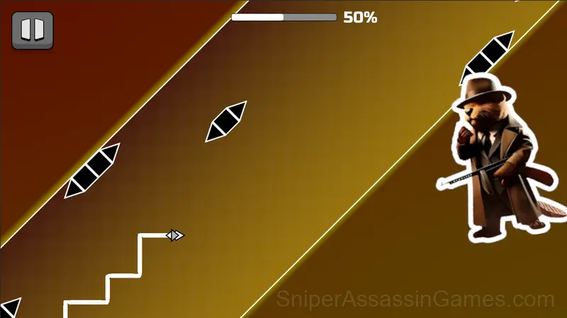 Geometry Wave: Battle with Italian Animals gameplay screenshot 2