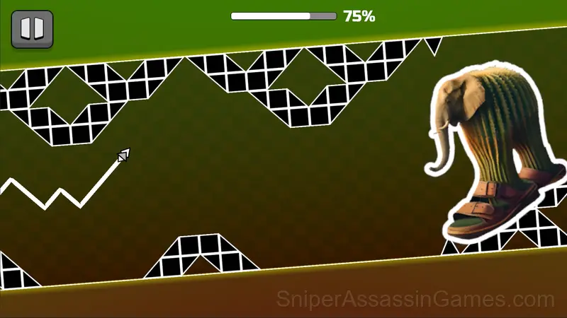 Geometry Wave: Battle with Italian Animals gameplay screenshot 4