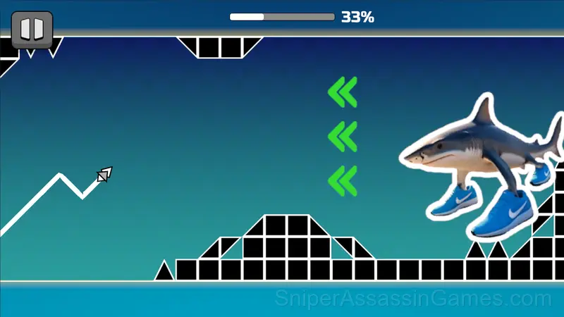Geometry Wave: Battle with Italian Animals gameplay screenshot 5