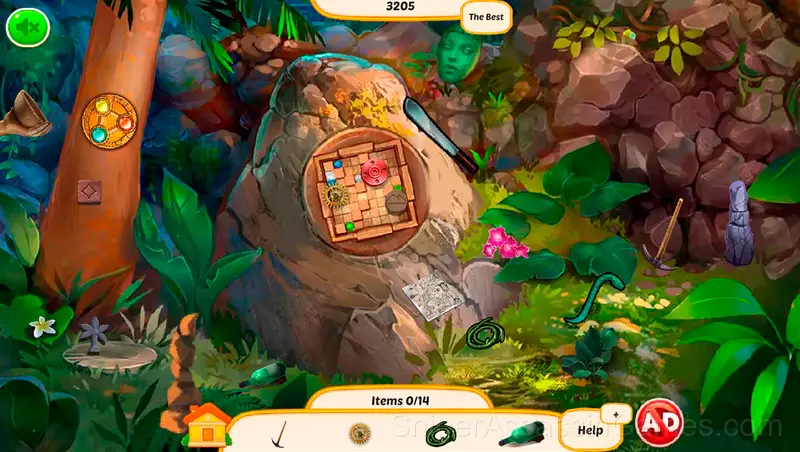 Hidden Objects: Lost in the Amazon gameplay screenshot 1