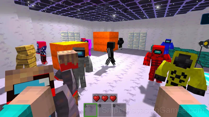 The Traitor among Us: Amogus gameplay screenshot 1