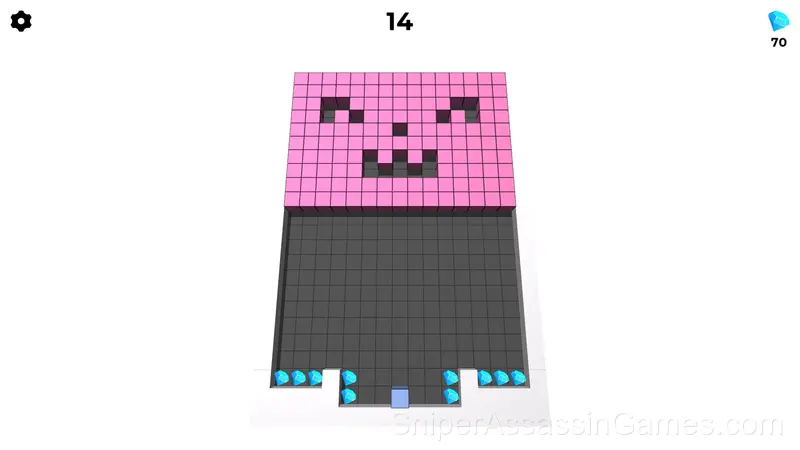 Color Cubes: Battle for the Field gameplay screenshot 1