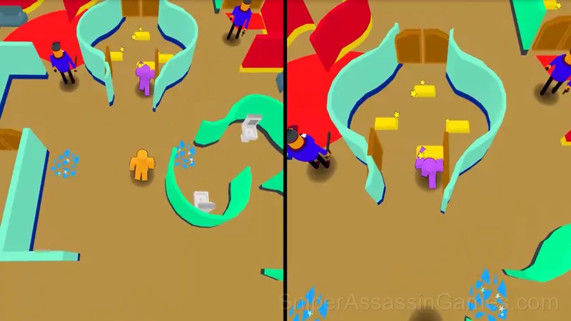 Stealth robbery of a house together gameplay screenshot 2