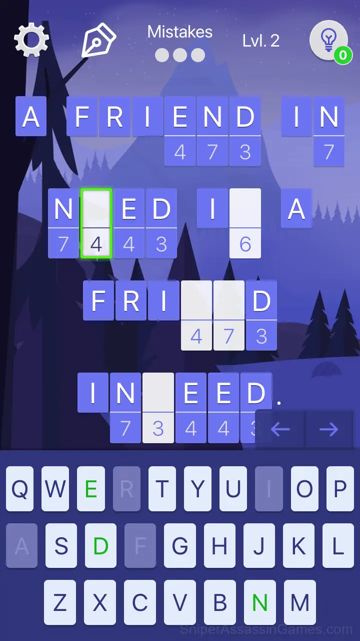 Cryptogram: Cipher gameplay screenshot 1