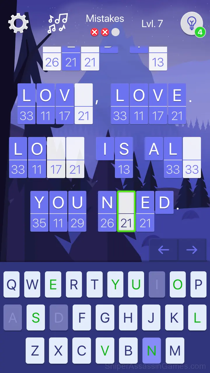 Cryptogram: Cipher gameplay screenshot 5