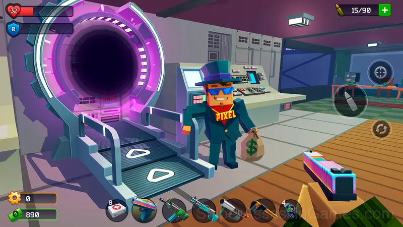 Pixel Combat - Zombies Strike gameplay screenshot 1