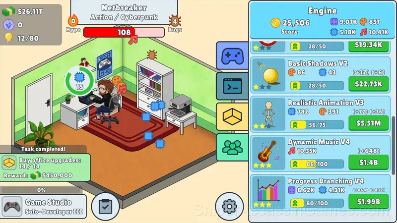 Idle Game Dev Simulator gameplay screenshot 1