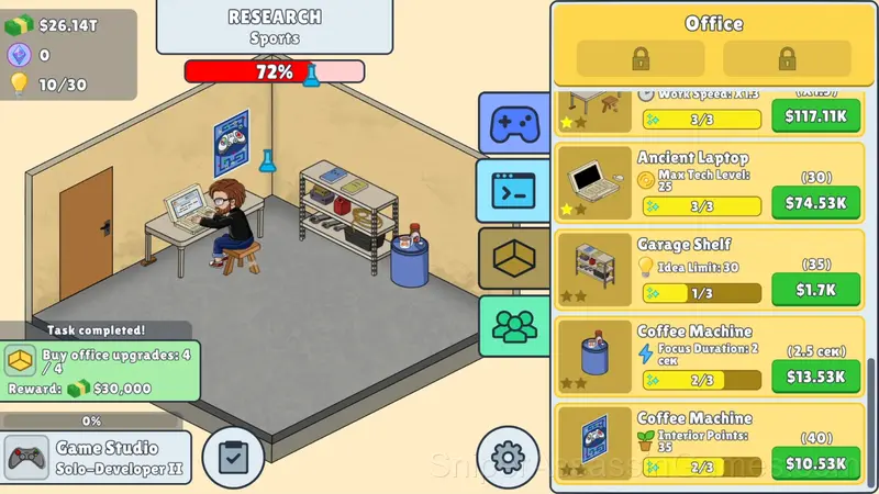 Idle Game Dev Simulator gameplay screenshot 4