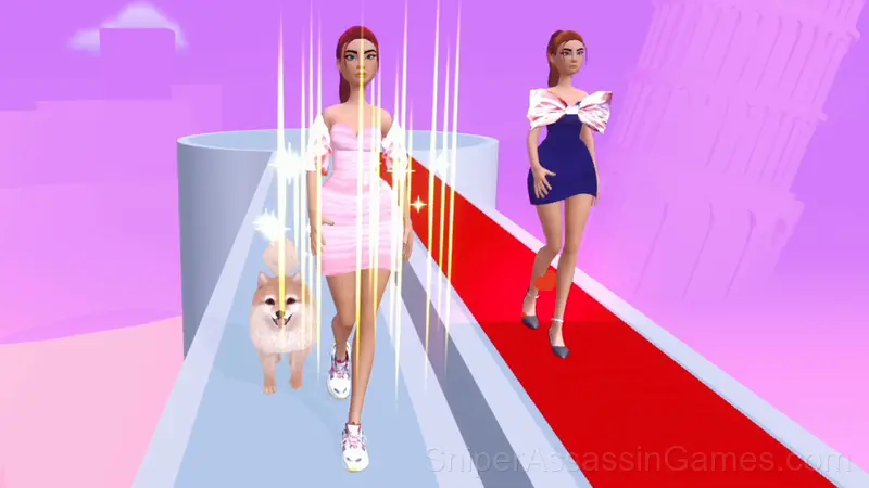 Fashion Challenge Catwalk Run gameplay screenshot 1