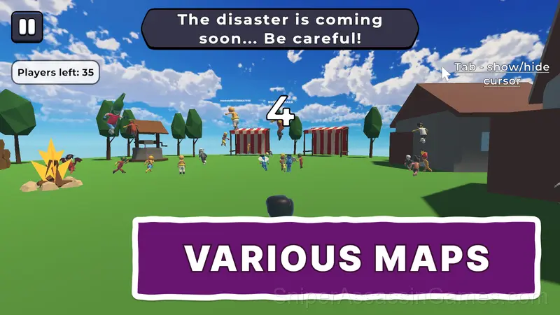 Natural disaster survival Obby gameplay screenshot 1