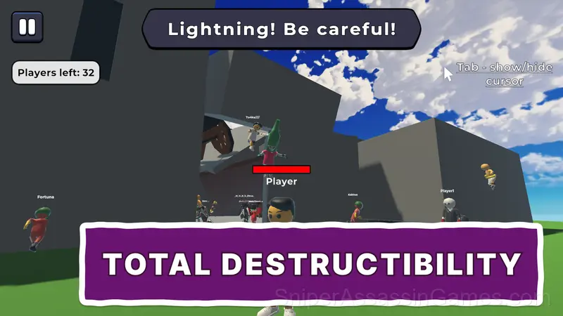 Natural disaster survival Obby gameplay screenshot 3